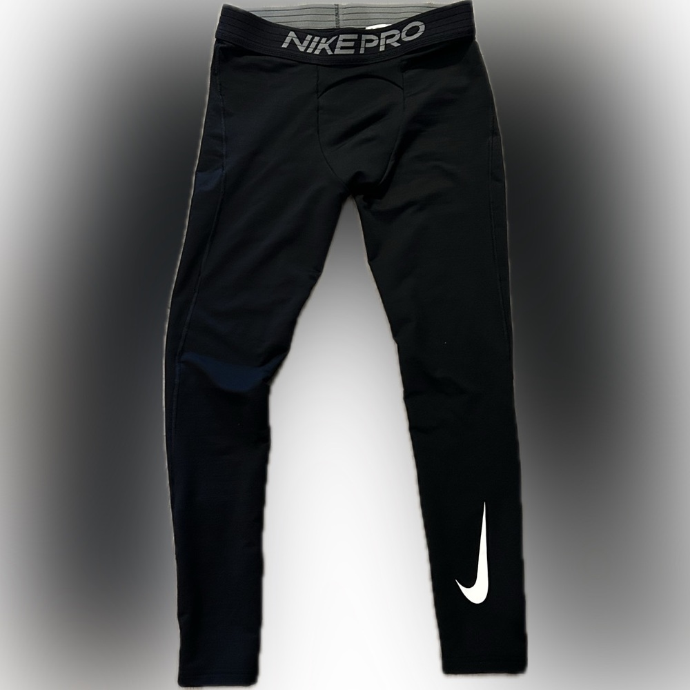 Nike Pro Dri-FIT Thick Compression Leggings Men’s Black Training Tights